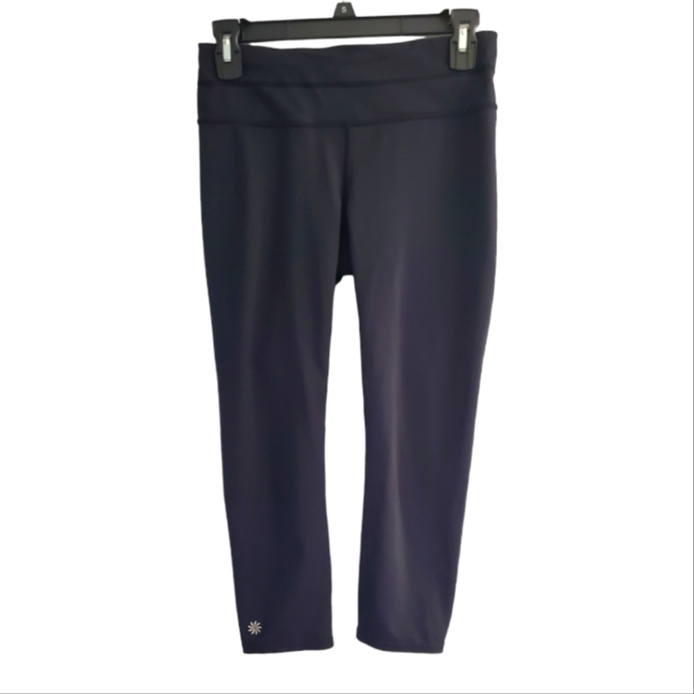 Athleta Black Cropped Leggings|Size:S